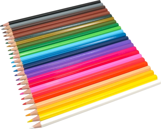 Bunte Buntstifte Dinosaurier (24 Farben)