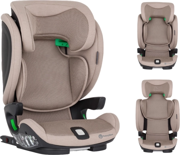 Petite&Mars Autositz Elite Fix Pro i-Size tan brown air 100–150 cm (15–36 kg)