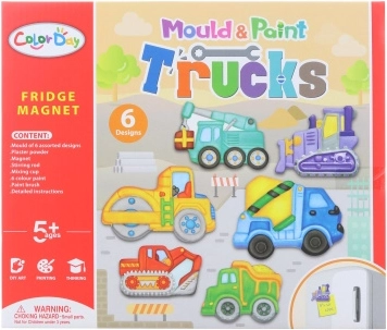 Herstellung von Magneten – Baufahrzeuge Kreativ-Set