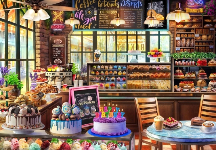 Puzzle Bäckerei 1000 Teile BLUEBIRD