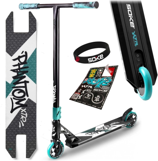 Freestyle-Scooter Soke XTR Phantom schwarz-türkis