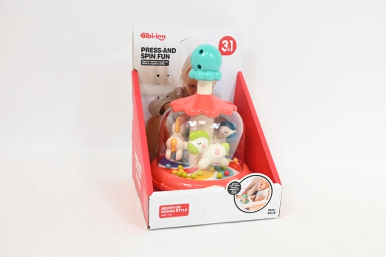 Bunter Kreisel mit Karussell für Kinder
