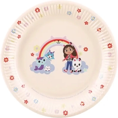 Pappteller Gabby’s Dollhouse Mix 23 cm (6 Stk.)