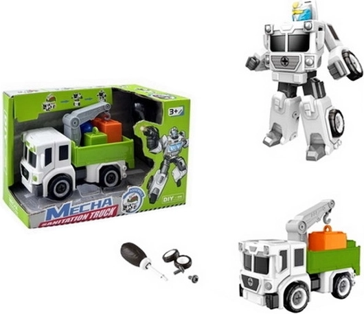 Roboter 2-in-1 – Müllwagen und transformierender Roboter