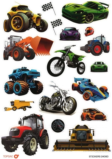 Motorrad-Aufkleber Topgal Stickers