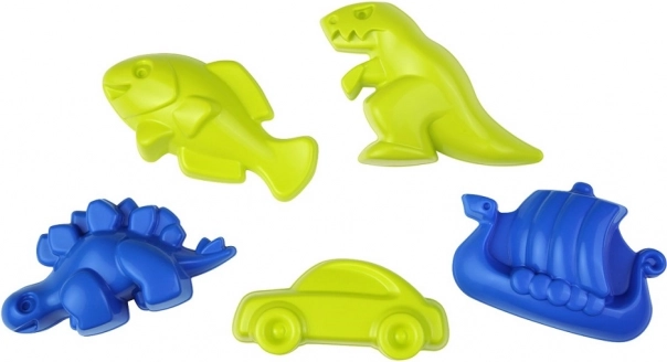 Sandformen mit Dinosaurier 5 Teile