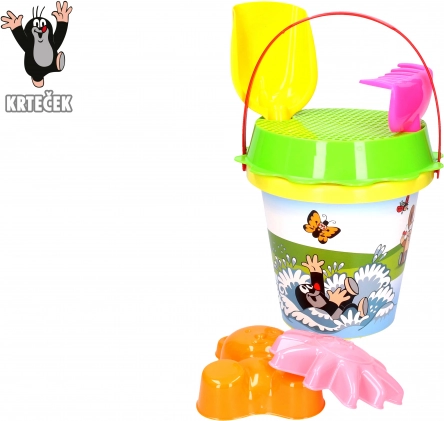 Sandspiel-Set MAULWURF 1,5 l gelb