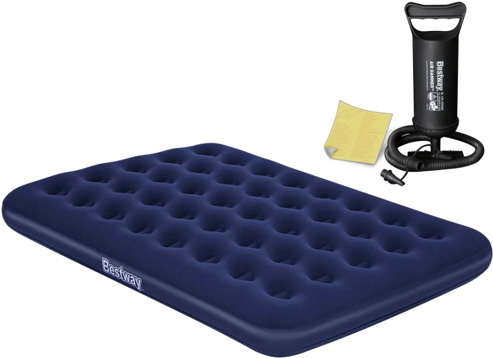 Bestway Luftmatratze 191 × 137 × 22 cm mit Handpumpe