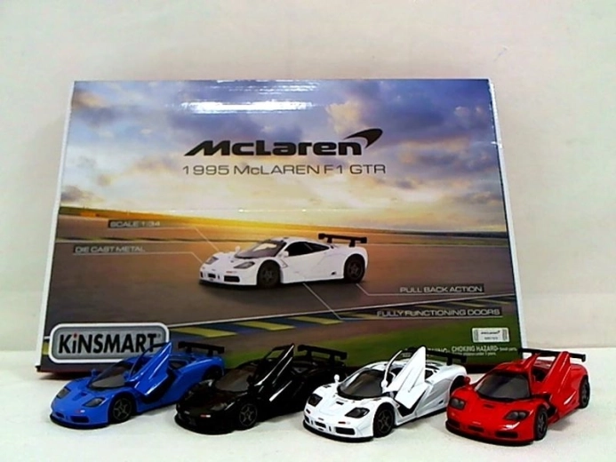 Auto McLaren F1 GTR 1995 mit Rückzugantrieb, 4x4, 1:34 - 1 Stück