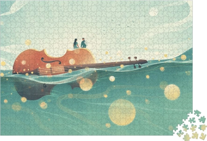 Janod Puzzle Schwimmende Geige 1000 Teile