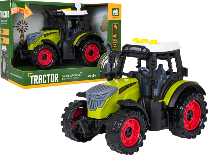 Interaktiver Kindertraktor mit Licht und Sound, hellgrün - 1 Stück