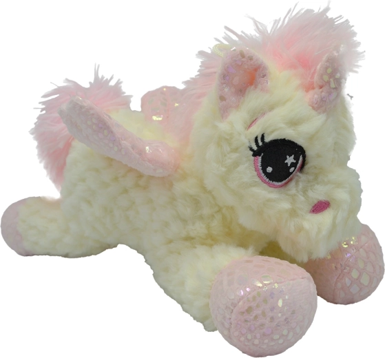 Plüsch-Einhorn liegend 30 cm