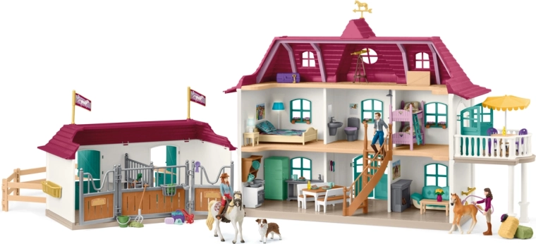 Schleich Horse Club Landhaus und Stall am See