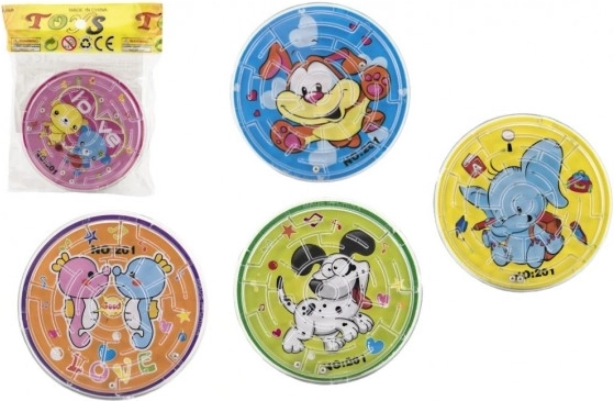 Kinder-Kugel-Labyrinth mit Tiermotiven