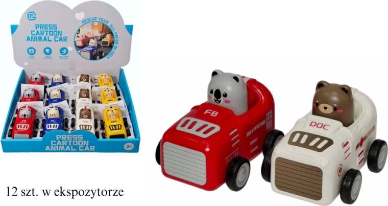 Auto für Kleinkinder mit „press and go“-Antrieb – 1 Stück