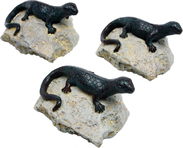 Dekoration Eidechse - Set 3 Stk.