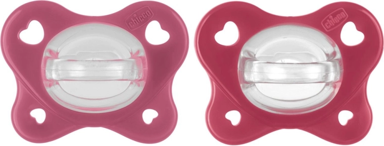 Chicco PhysioForma Dual Soft Schnuller rosa 16–36 M, 2 Stk.