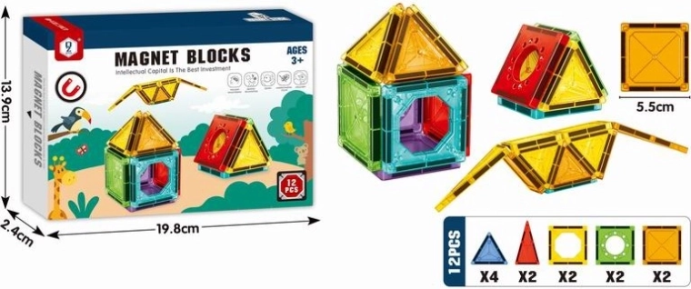 Magnetisches 3D-Bauset Vogelfutterhaus