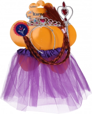 Karneval-Set Prinzessin Lila