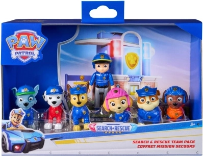 Paw Patrol Set mit 7 Such- & Rettungsfiguren