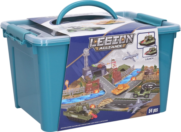 Militär-Spielset – 54 Teile