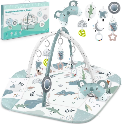 Interaktive Lern-Spieldecke 136 × 136 cm Koala NUKIDO Diamond Collection