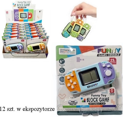 Elektronischer Schlüsselanhänger – Mini-Spielkonsole mit 23 Spielen