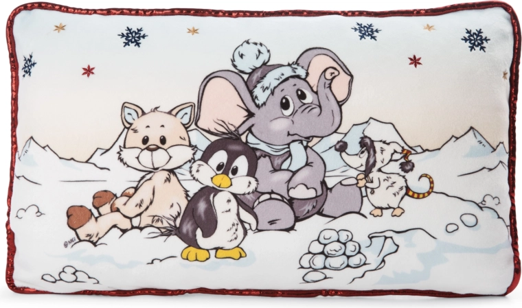 NICI Kissen Elefant, Pinguin und Polarfuchs 43 × 25 cm