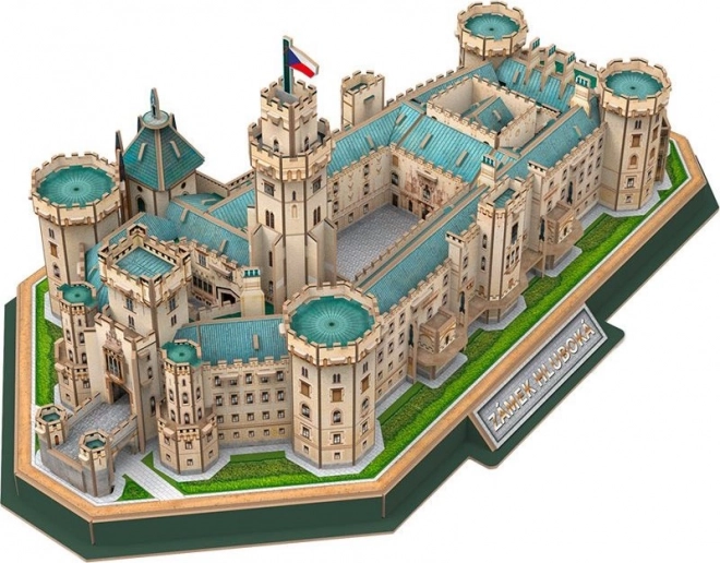 3D-Puzzle Schloss Hluboká