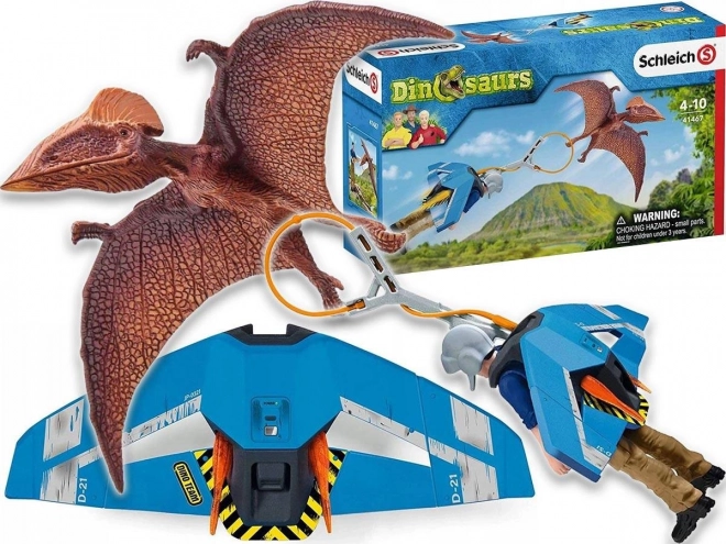Schleich Dinosaurs Jetpack-Rucksack zur Verfolgung