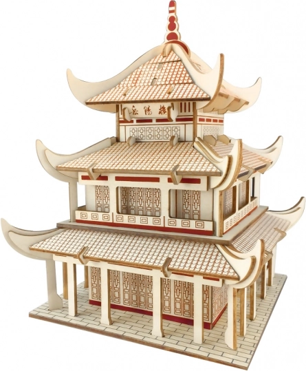 Holz-3D-Puzzle Yueyang Tower