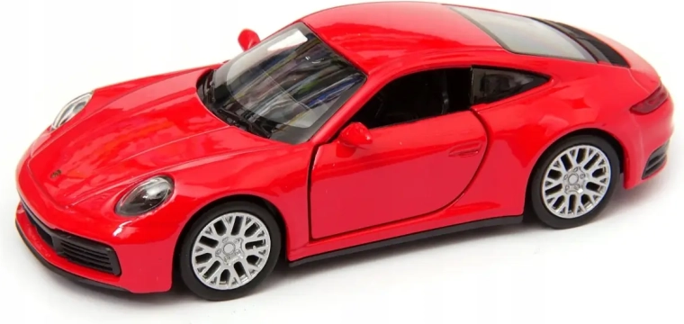 Metallmodell Welly Porsche 911 Carrera 4S 1:34 rot