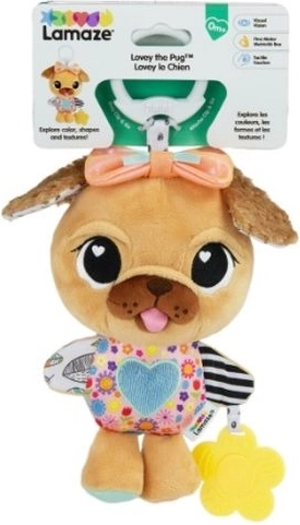 TOMY Lamaze Hängespielzeug Mops Marlenka
