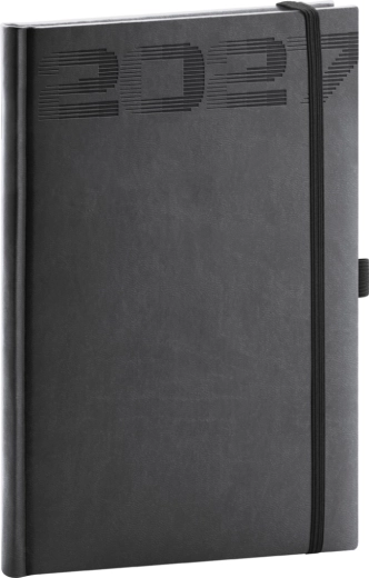 Notique Wochenplaner Aprint Top 2027 schwarz 15 × 21 cm
