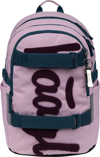 Baagl Schulrucksack Skate Rose aus recyceltem Material