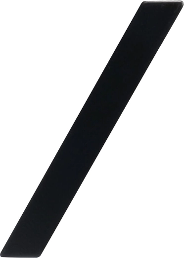Hausanschrift-Schrägstrich 95 mm aus Edelstahl – Schwarz matt