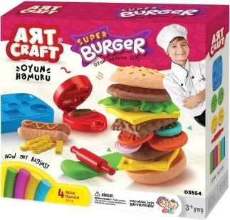 Art craft Modellier-Set Hamburger 200 g