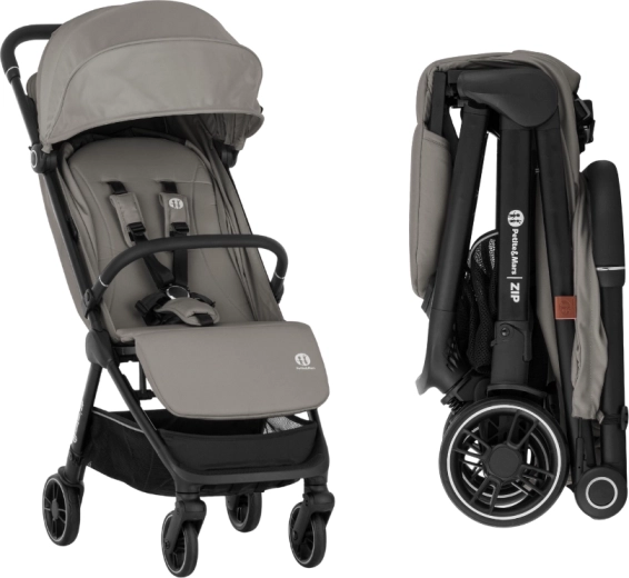 Sportbuggy PETITE&MARS Zip Velvet Grey