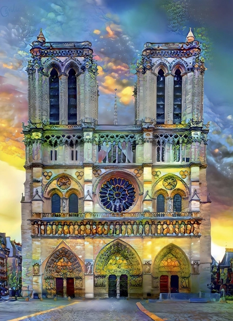 Puzzle BLUEBIRD Notre-Dame in Paris 1000 Teile