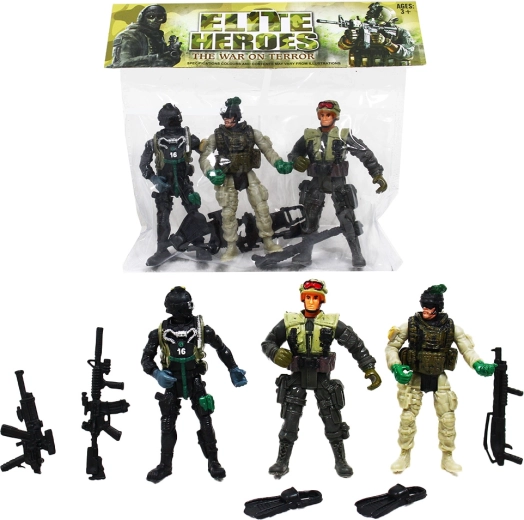 Actionfiguren Soldaten Serie 1 – 3 Stück