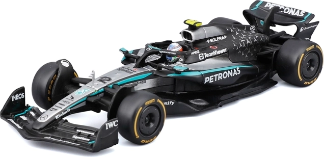Bburago Modell Formel 1 Mercedes-AMG Petronas W16 2025 Kimi Antonelli 1:43 im dekorativen Display-Box