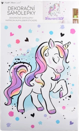 Wandsticker mit Einhorn 42 × 60 cm