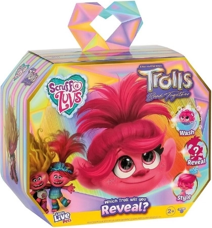 Little Live Pets Scruff-a-Luvs DreamWorks Trolls Überraschungs-Plüschtier - 1 Stück