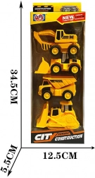 Bausatz für Baumaschinen – 4 Stk., Mini-Fahrzeuge 9 cm