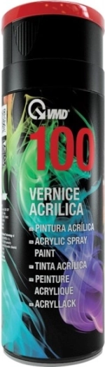 Acryl-Emaille-Sprühlack für Metall, Kunststoff und Holz 400 ml rot