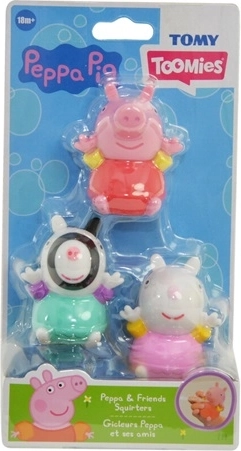 TOMY Peppa Pig Badefiguren – Set 3 Stück