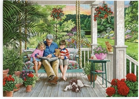 Puzzle House of Puzzles Zeit für ein Märchen, 500 große Teile