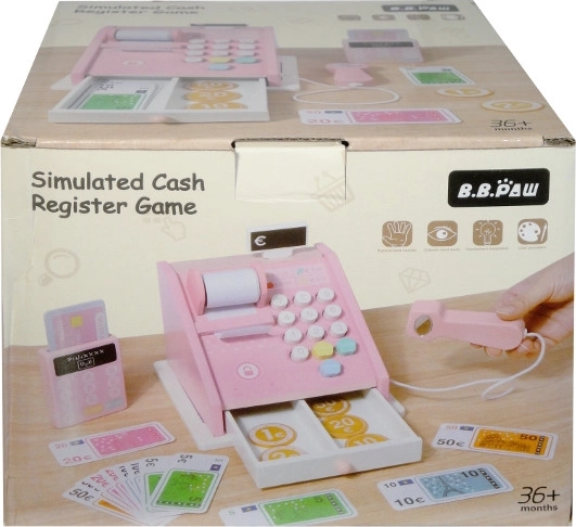 Holzkasse für Kinder – rosa