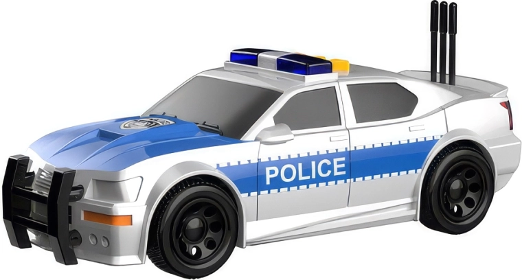 Polizeiauto mit Licht- und Soundeffekten 15,5 cm