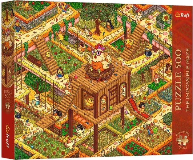 Puzzle Premium Plus 500 Teile – Lustige Küken
